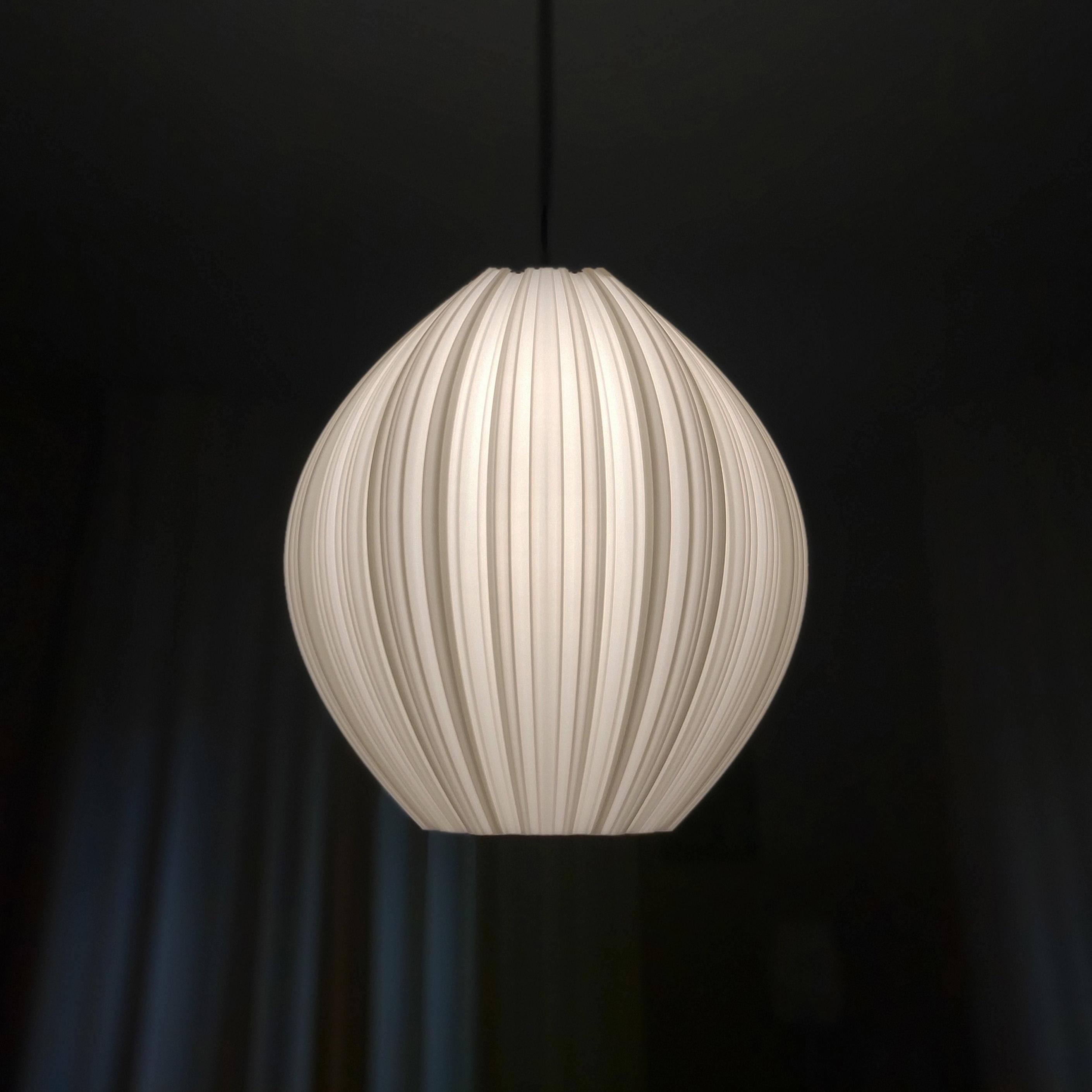Contemporary Koch #1 Pendant Light White, Limited Edition 1/330 Swiss Design