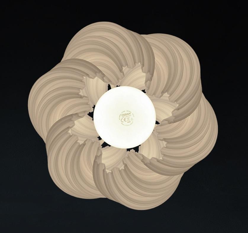 Koch #2 Clockwise Pendant Light Organic Contemporary Modern Lighting White 5