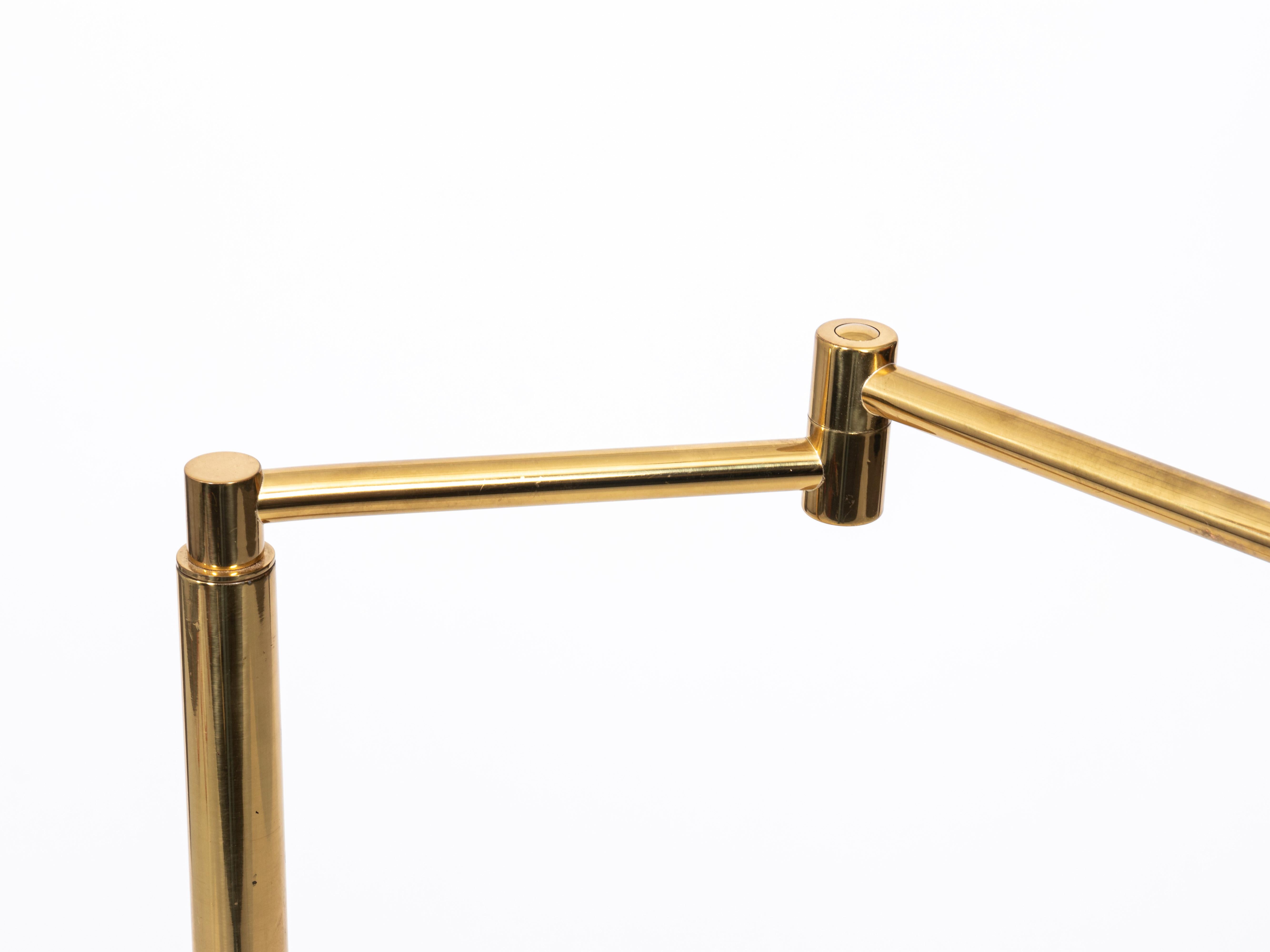 Koch and Lowey Brass Floor Lamp In Good Condition In New York, NY