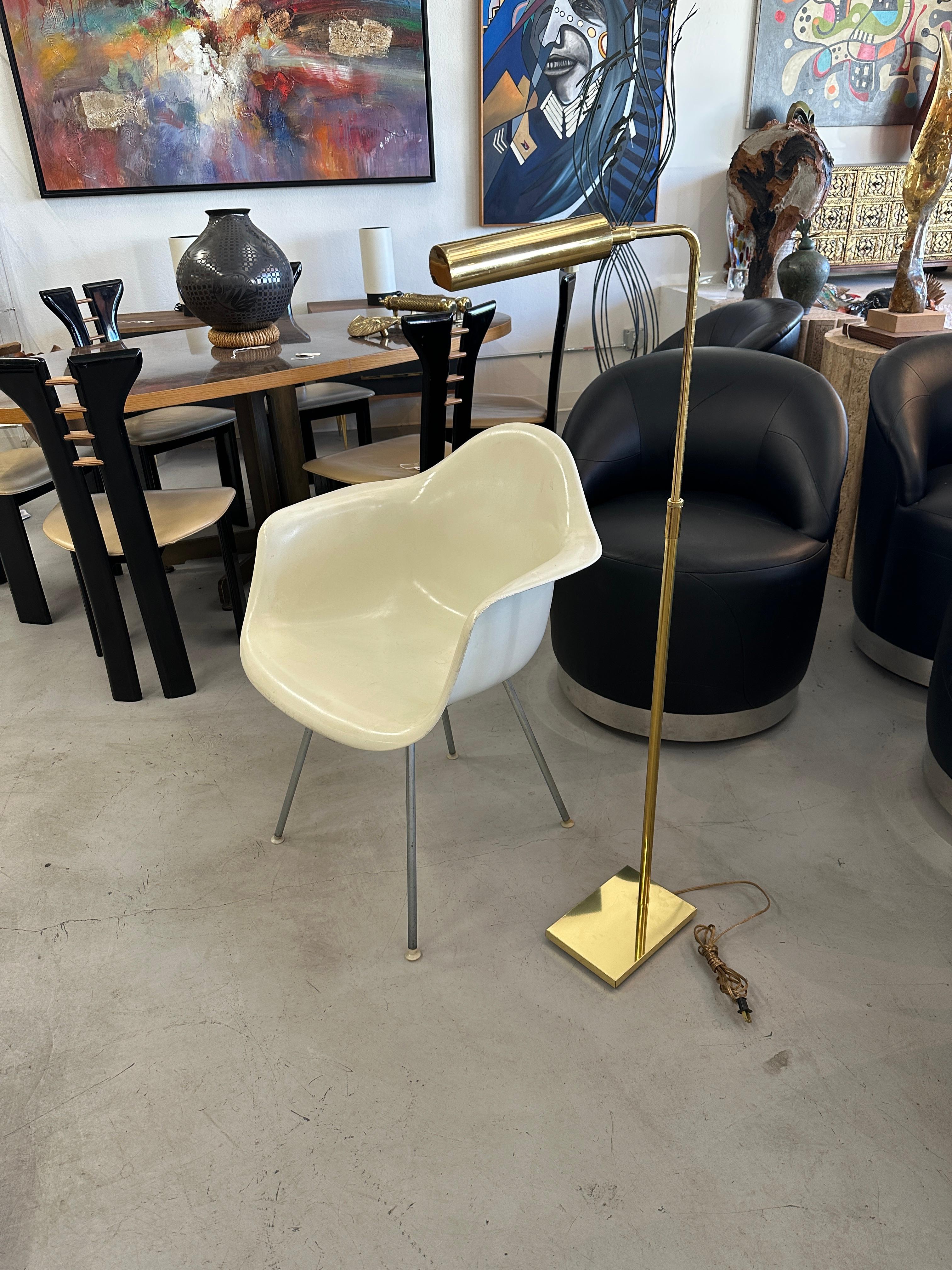 Koch and Lowy Brass Adjustable Floor Lamp 3