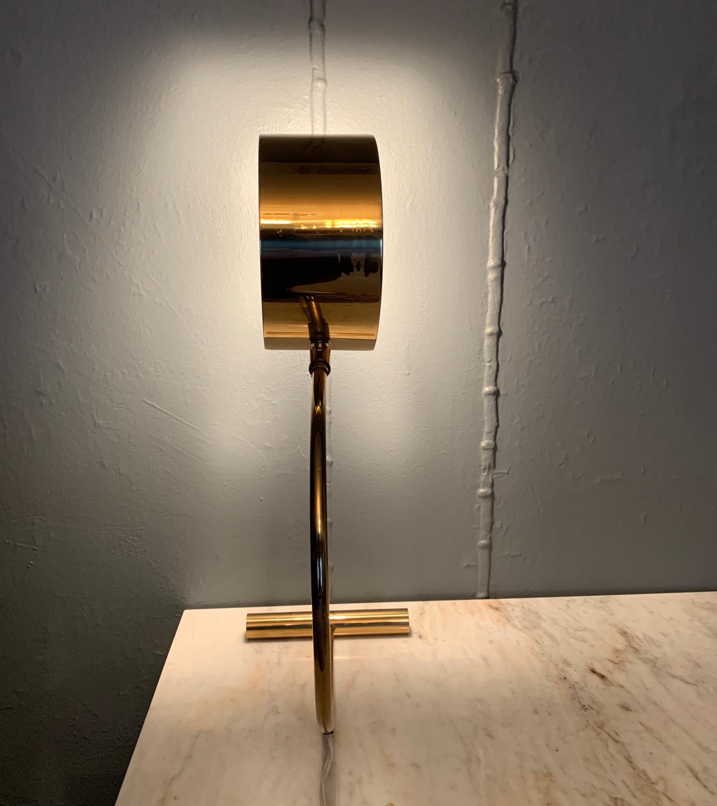 Koch and Lowy Brass Mid Century Table Desk Lamp 1