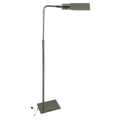Koch and Lowy Chrome Adjustable Pharmacy Floor Lamp