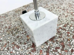 Koch and Lowy Marble Base Chrome Table Lamp