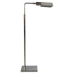 Koch und Lowy OMI Verstellbare, verchromte, verstellbare Apotheker-Stehlampe, 1970er Jahre, Quastenlampe