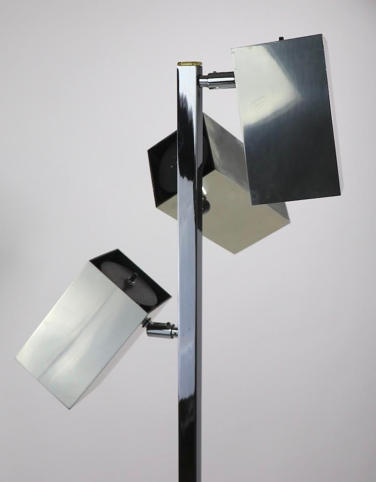 Koch & Lowy 3-Light Floor Lamp For Sale 6