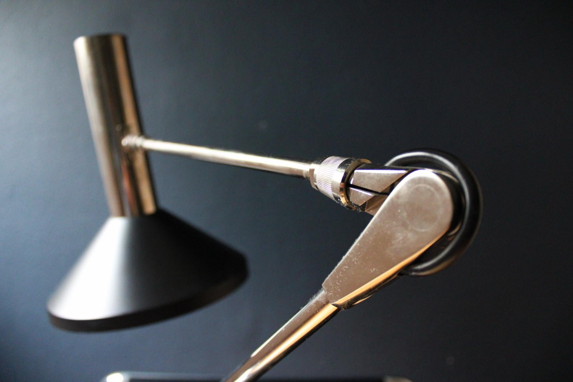 Koch & Lowy Adjustable Desk Lamp Table Lamp 1960s Mid Century For Sale 4