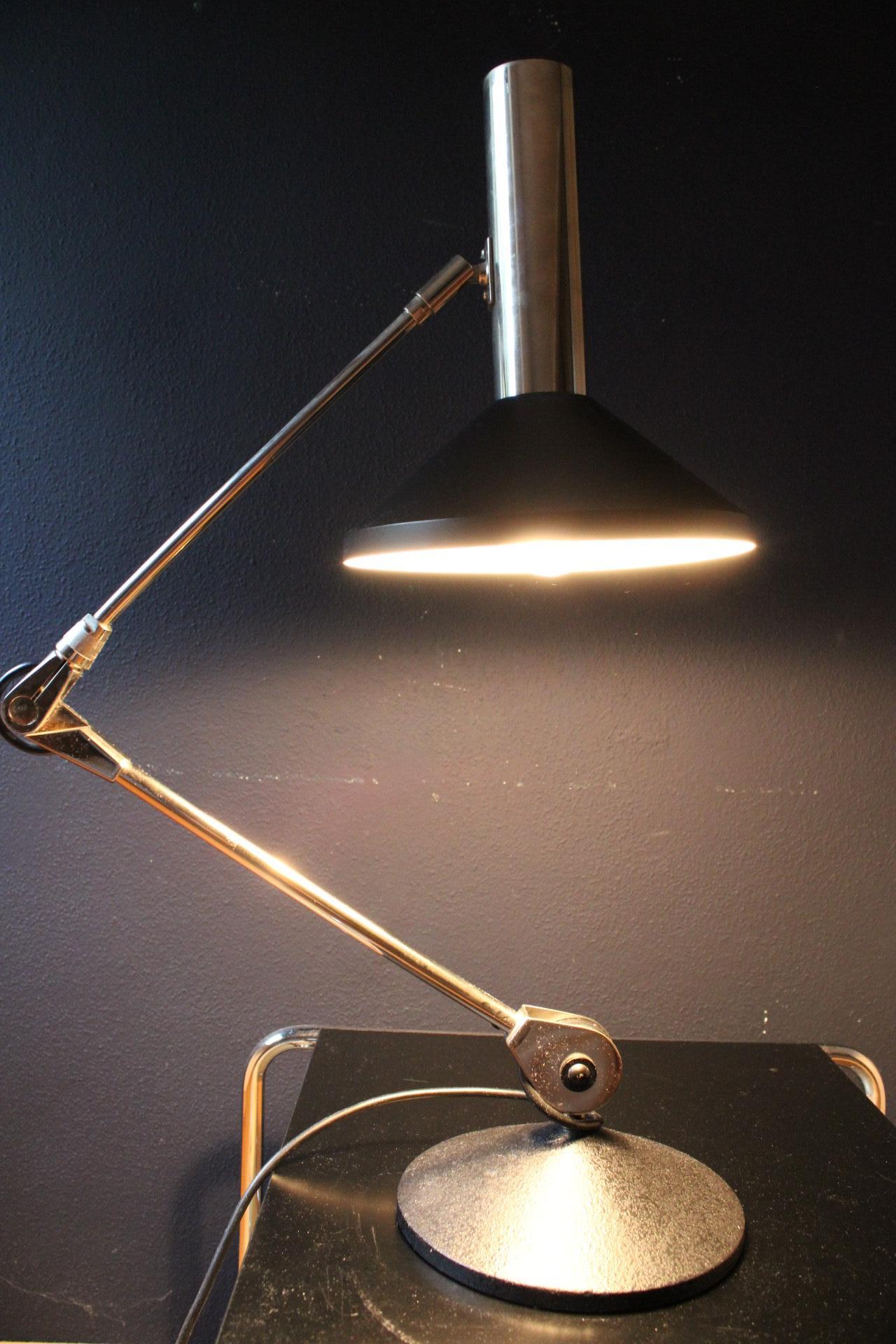 Koch & Lowy Adjustable Desk Lamp Table Lamp 1960s Mid Century For Sale 6