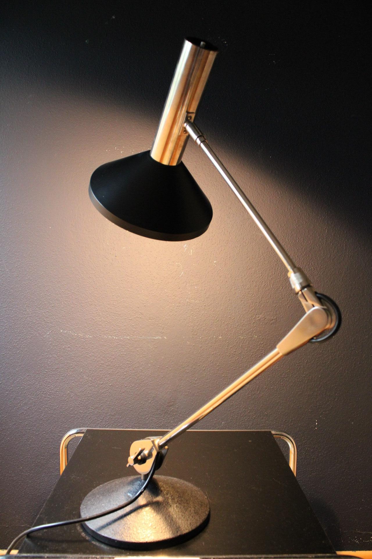 Mid-Century Modern Koch & Lowy Adjustable Desk Lamp Table Lamp 1960s Mid Century For Sale