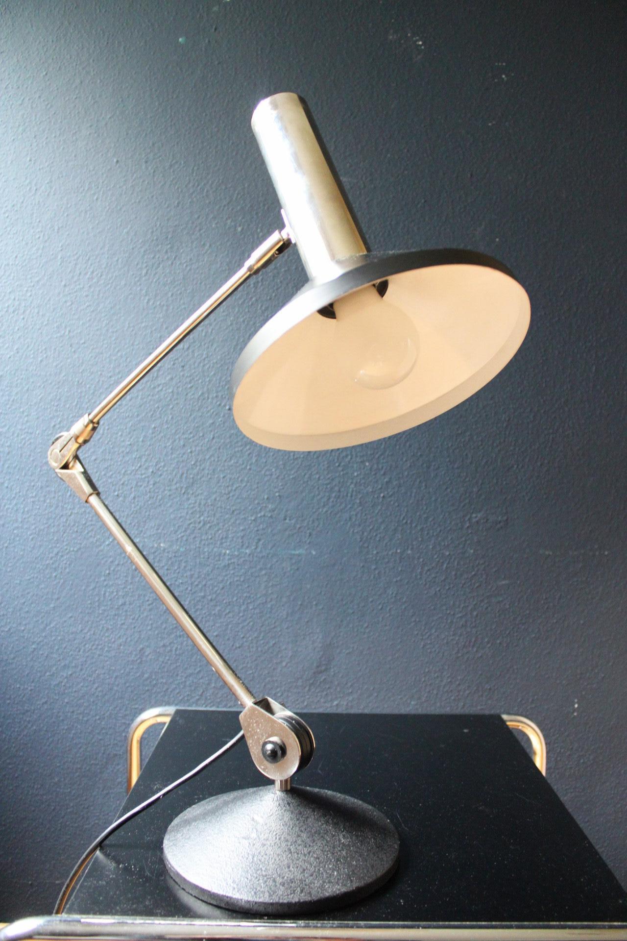 Koch & Lowy Adjustable Desk Lamp Table Lamp 1960s Mid Century For Sale 2