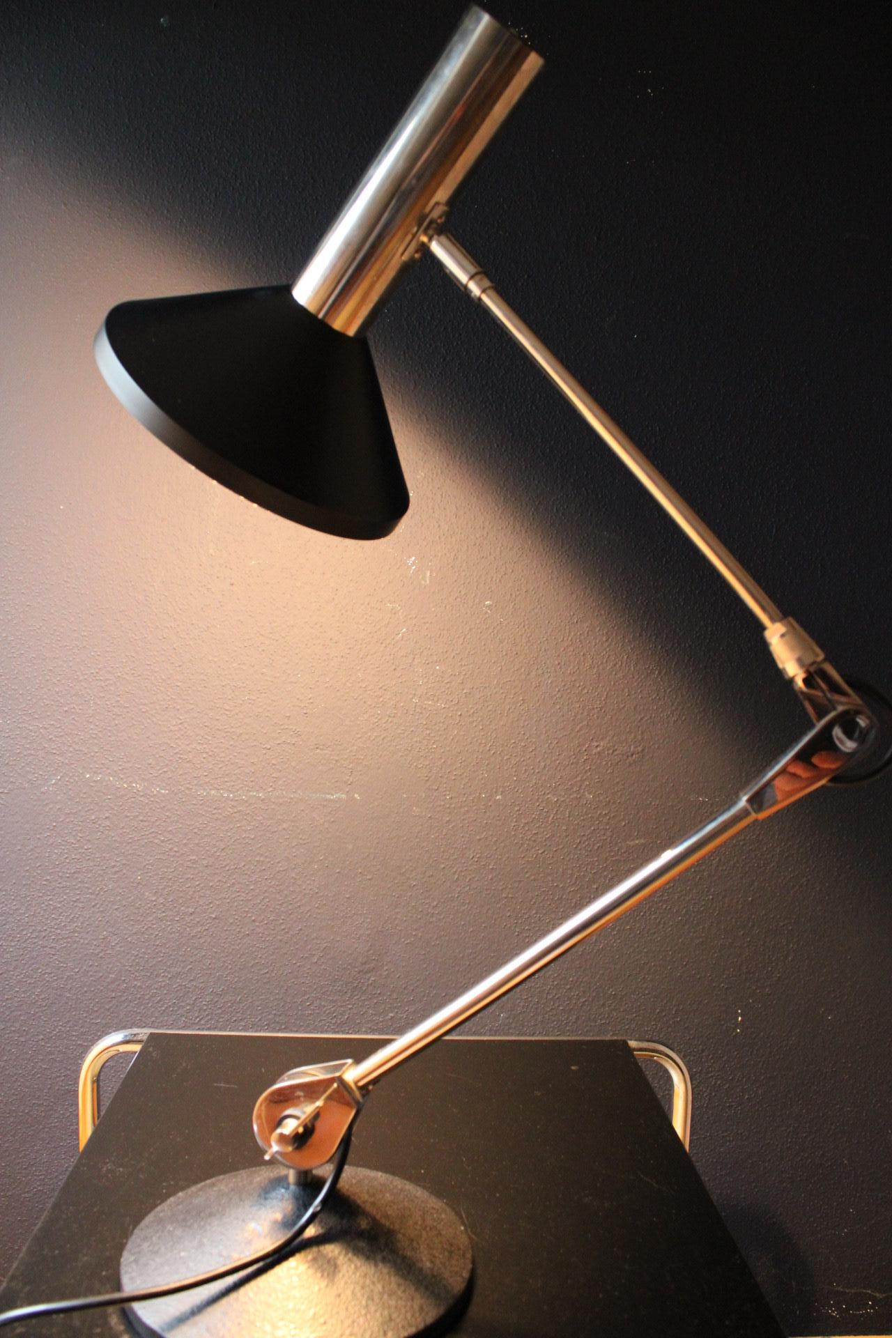 Koch & Lowy Adjustable Desk Lamp Table Lamp 1960s Mid Century For Sale 3