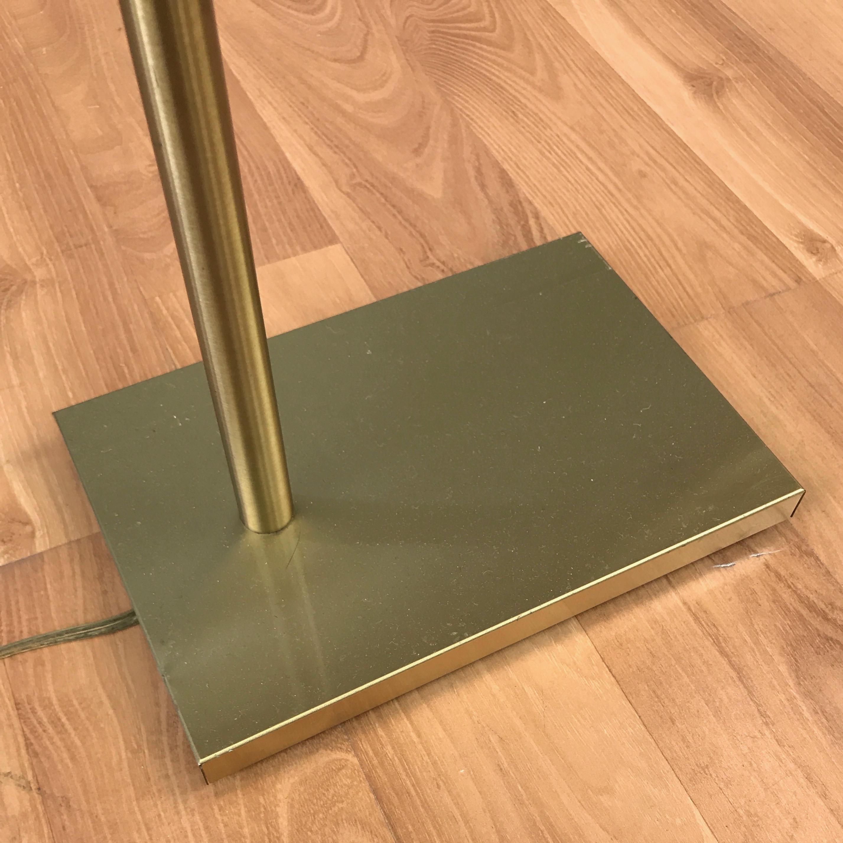 Koch & Lowy Adjustable Height Articulated Brass Floor Lamp 6