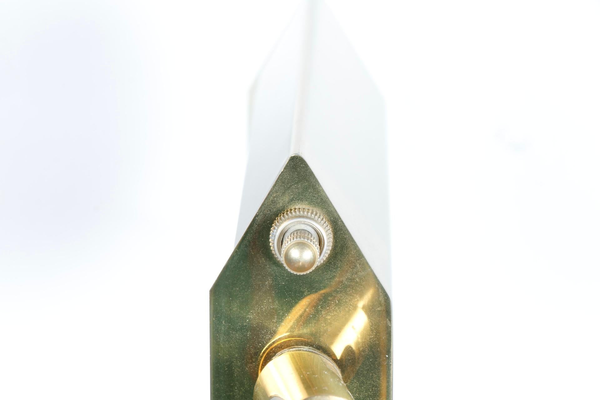 Koch & Lowy Brass Floor Lamp For Sale 2