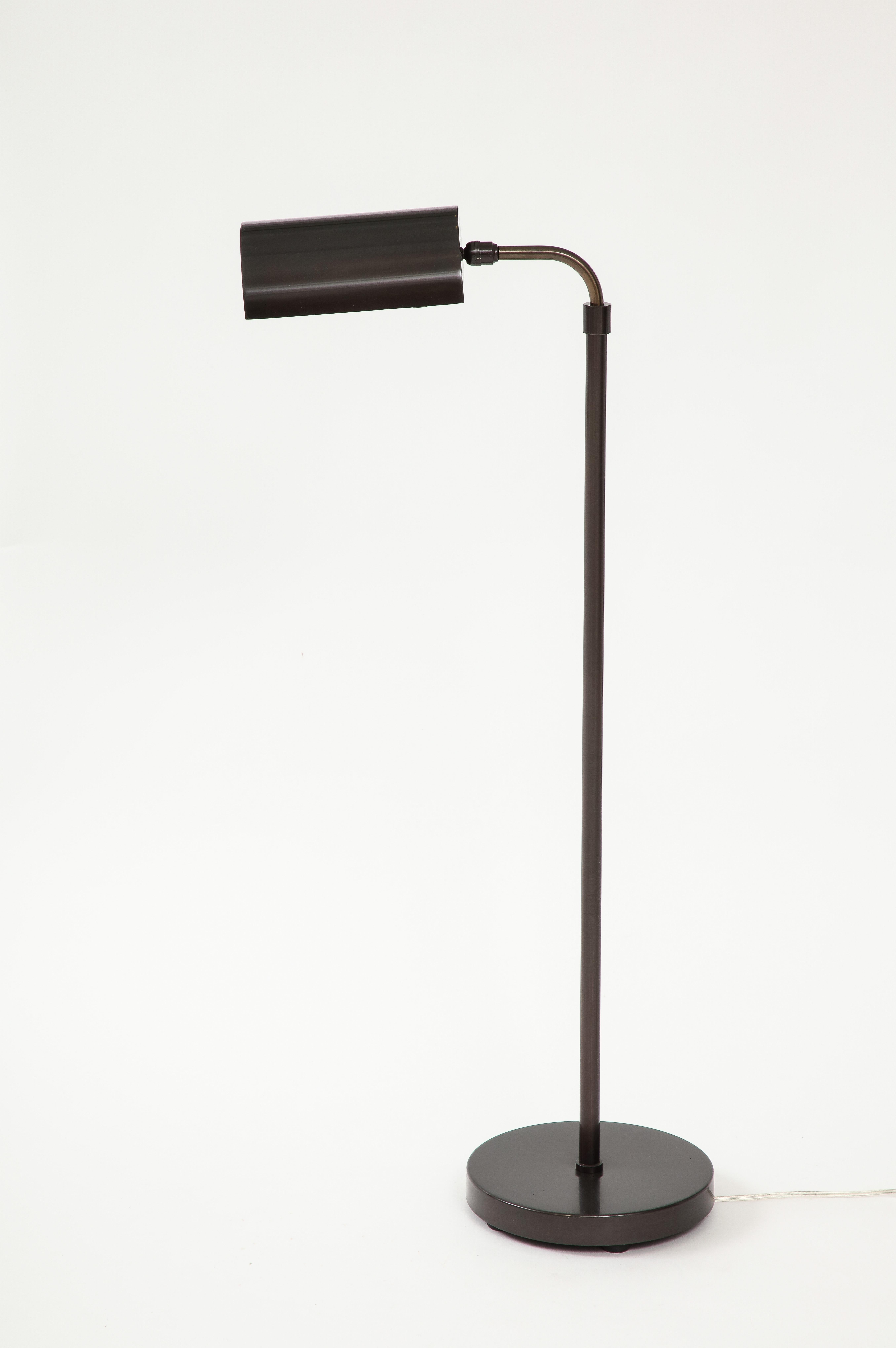 Modern Koch & Lowy Bronze Floor Lamp For Sale