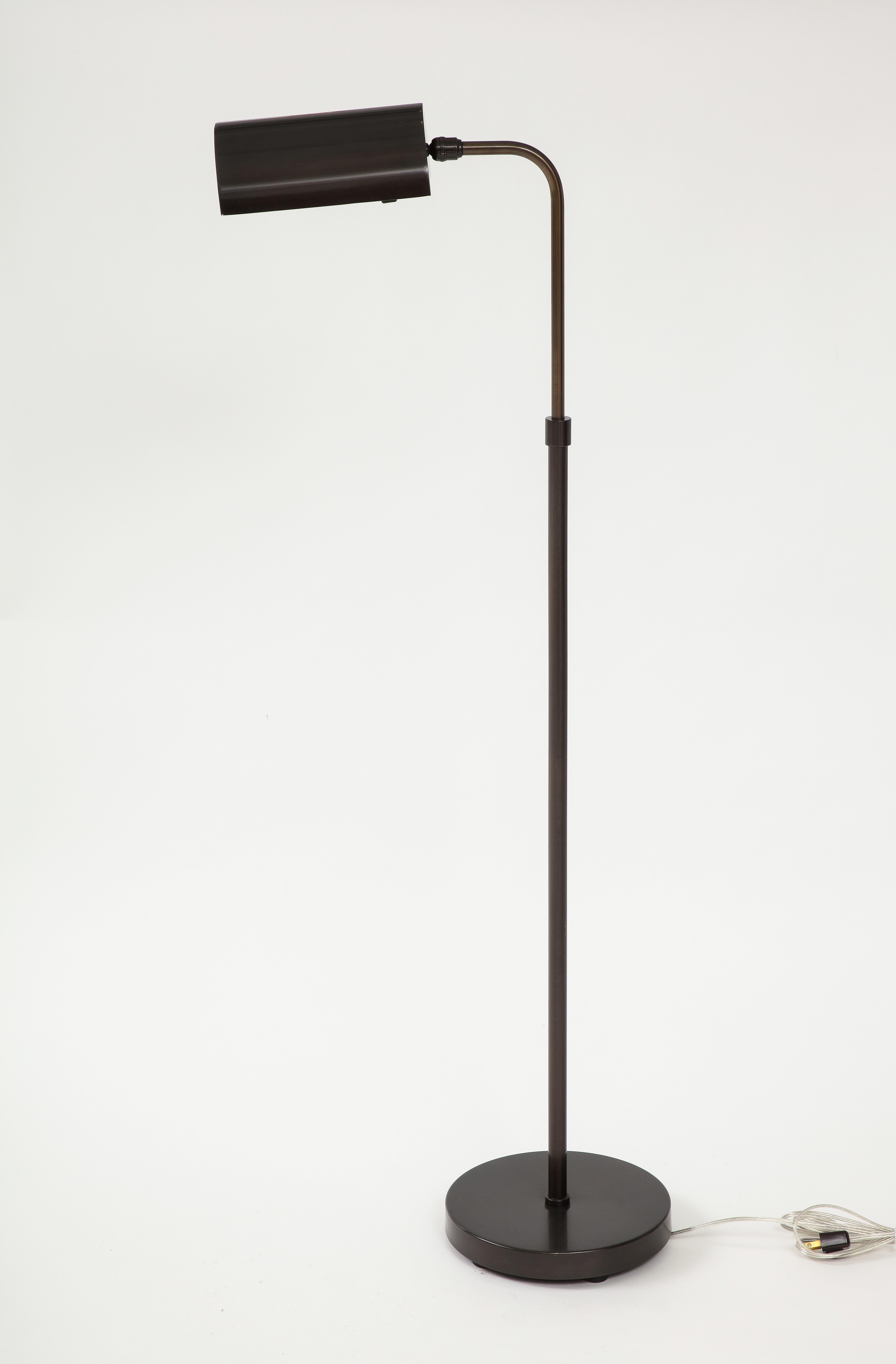 American Koch & Lowy Bronze Floor Lamp For Sale