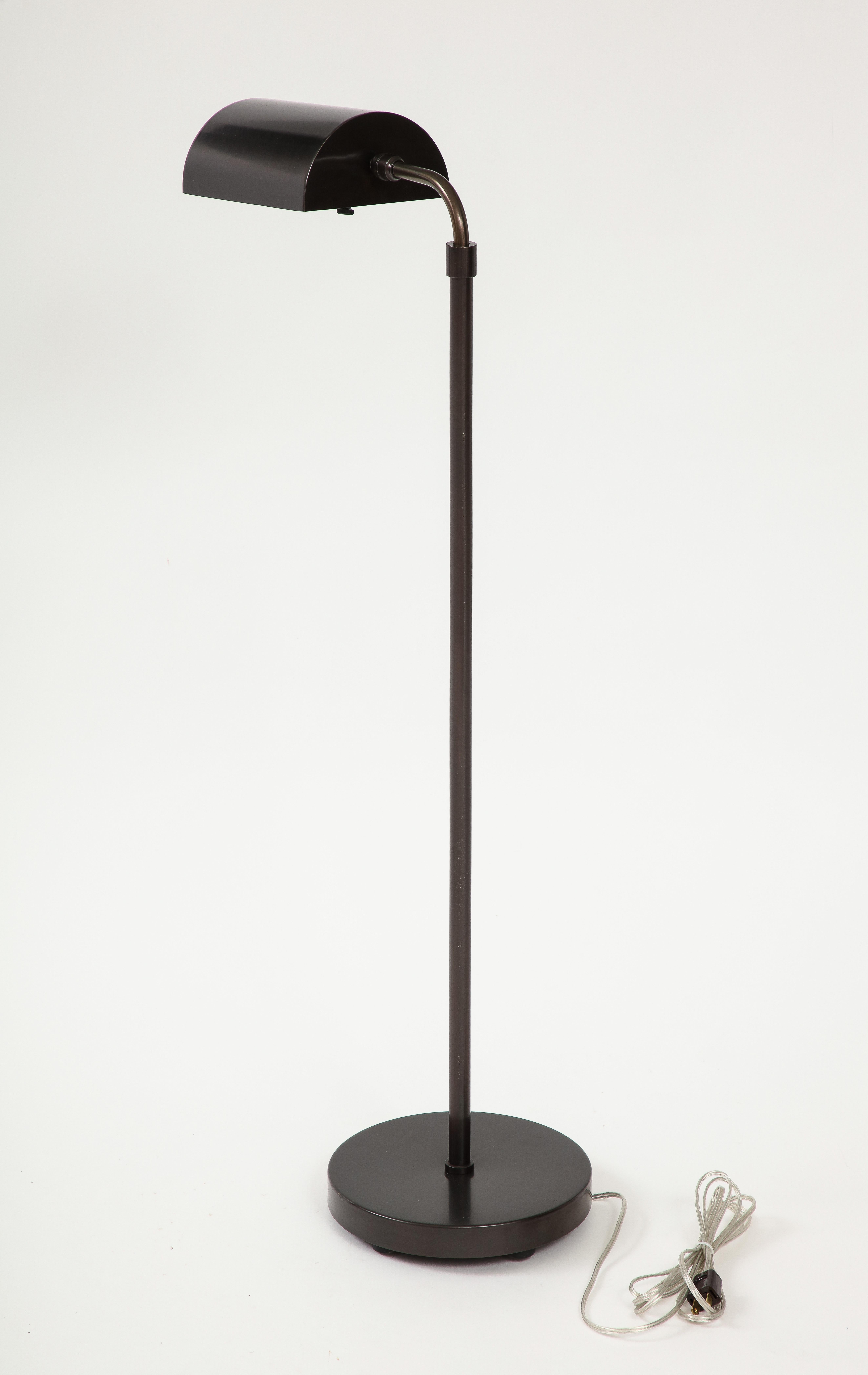 Koch & Lowy Bronze Floor Lamp In Good Condition For Sale In New York, NY