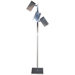 Koch & Lowy Chrome Floor Lamp