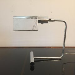 Koch & Lowy Chromed Articulating Desk Lamp