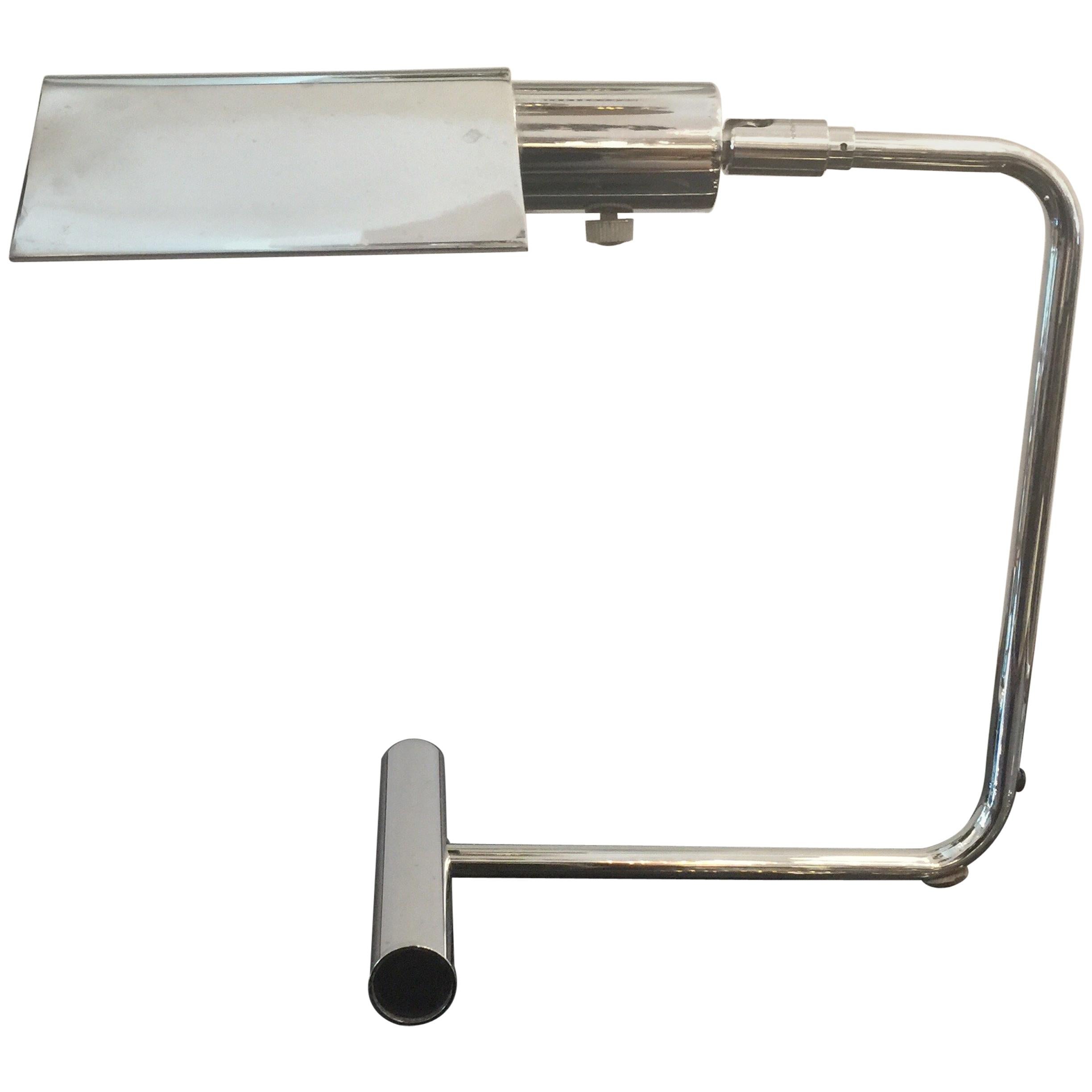 Koch & Lowy Chromed Articulating Desk Lamp