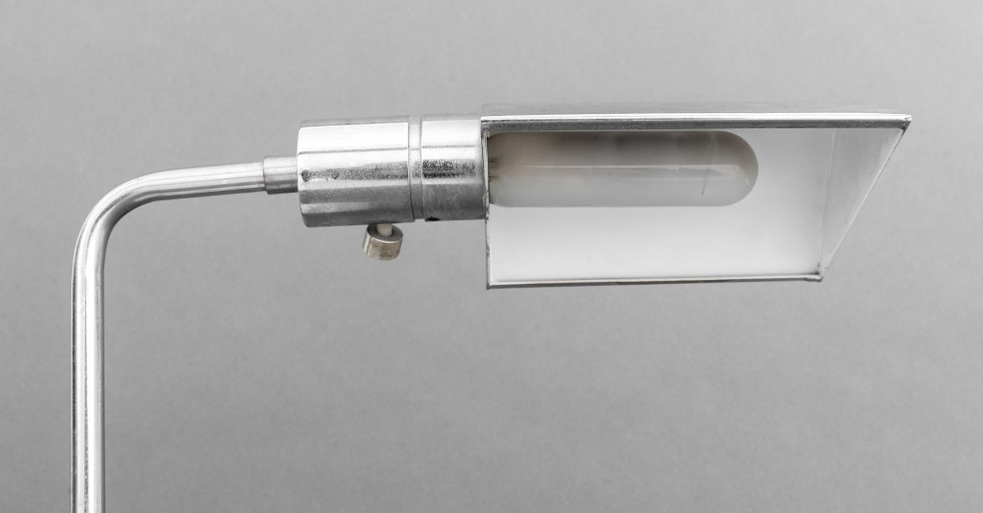 Modern Koch & Lowy for Omi Chrome Table Lamp For Sale