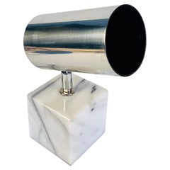 Retro Koch & Lowy Marble and Brass Lamp