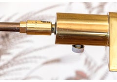 Koch & Lowy Mid Century Brass Pharmacy Floor Lamp