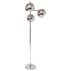 Koch & Lowy Mid-Century Modern Chrome Floor Lamp