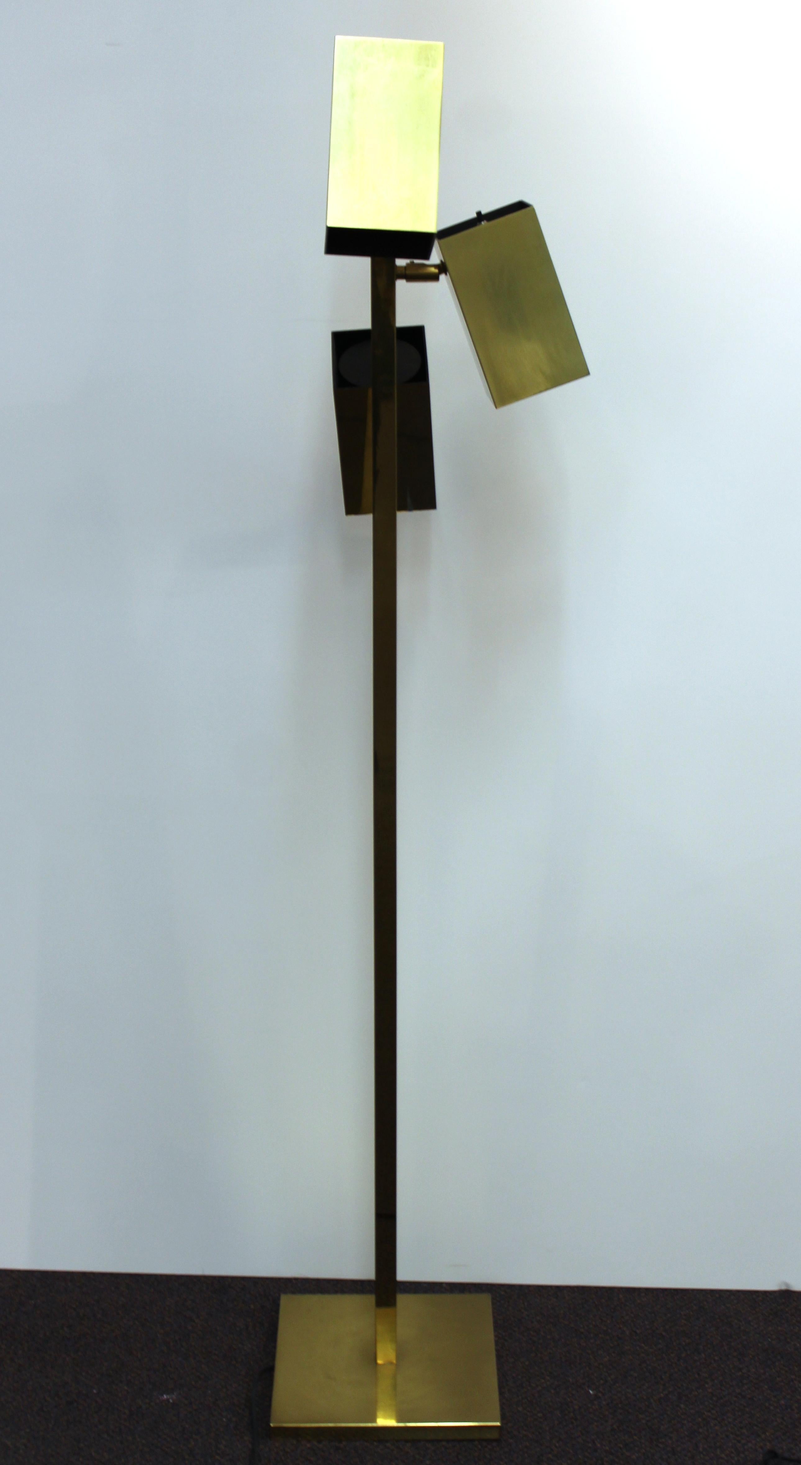 Metal Koch & Lowy Modernist Floor Lamp
