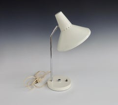 Koch & Lowy Style Adjustable Desk Lamp in Cream White