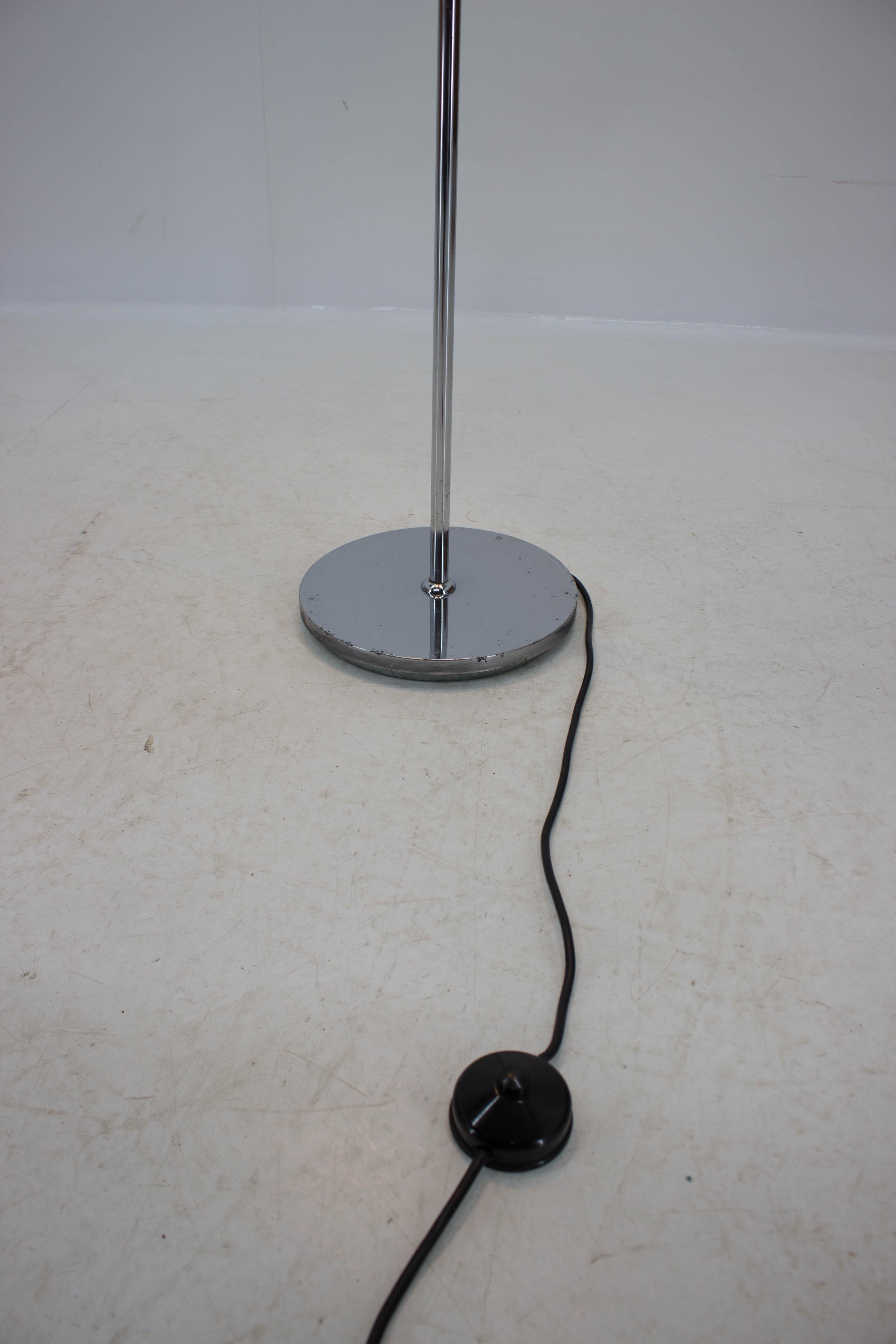 Koch & Lowy Style Floor Lamp with Two Shades, Germany, 1970s 7