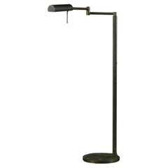 Vintage Koch & Lowy Style Patinated Brass Floor Lamp