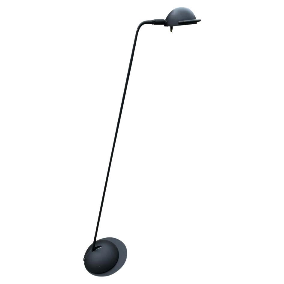 Koch & Lowy Vintage Modern Floor Lamp in Black