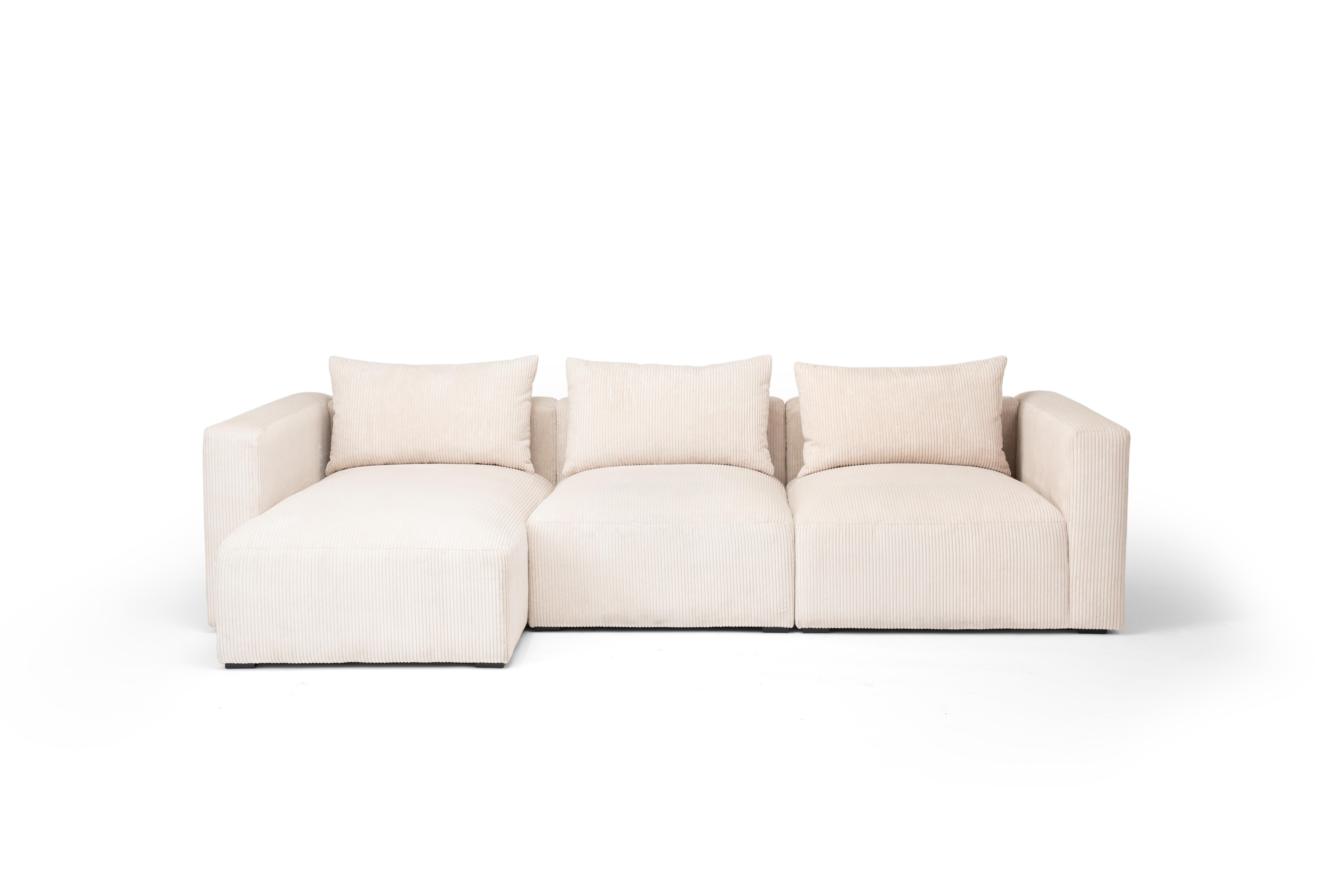 Sofá Koda by RALPH M
Dimensiones: Módulo M: An 92 x Pr 115 x Al 82 cm.
Módulo L: An 92 x Pr 160 x Al 82 cm.
Brazo mediano: An 20 x Pr 115 x Al 82 cm.
Materiales: Haya maciza, Tejido.

Detalles: 
Estructura: Haya maciza y paneles de