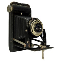 Antique Kodak Folding Brownie Six-20 with Kodette II Shutter & Meniscus Lens Made in UK