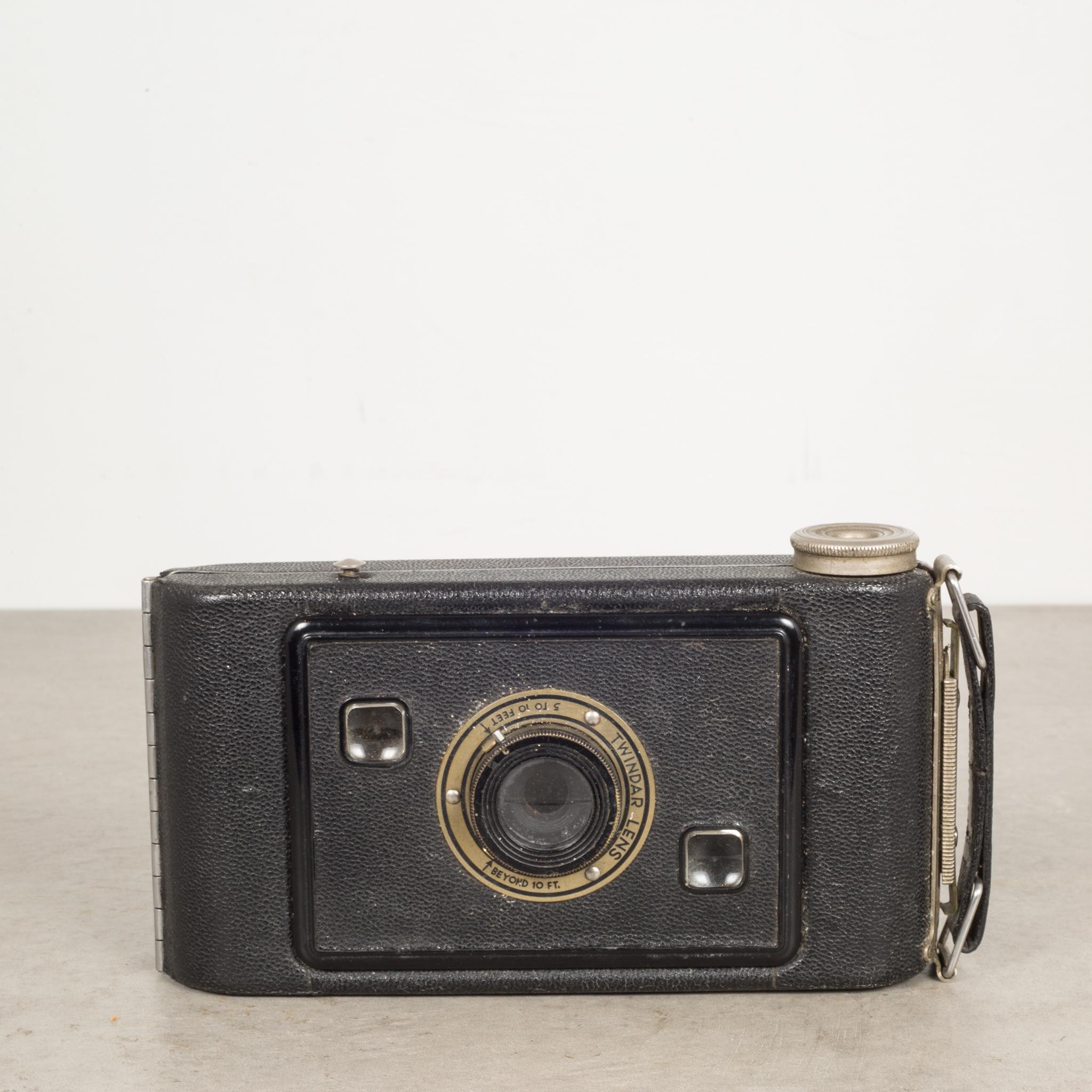 Leather Kodak Jiffy Six-20 Folding Camera, circa 1940