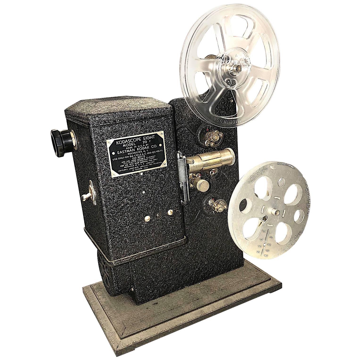 Kodak Movie Projector, circa 1934, Original Black Finish, Correct Display Piece For Sale