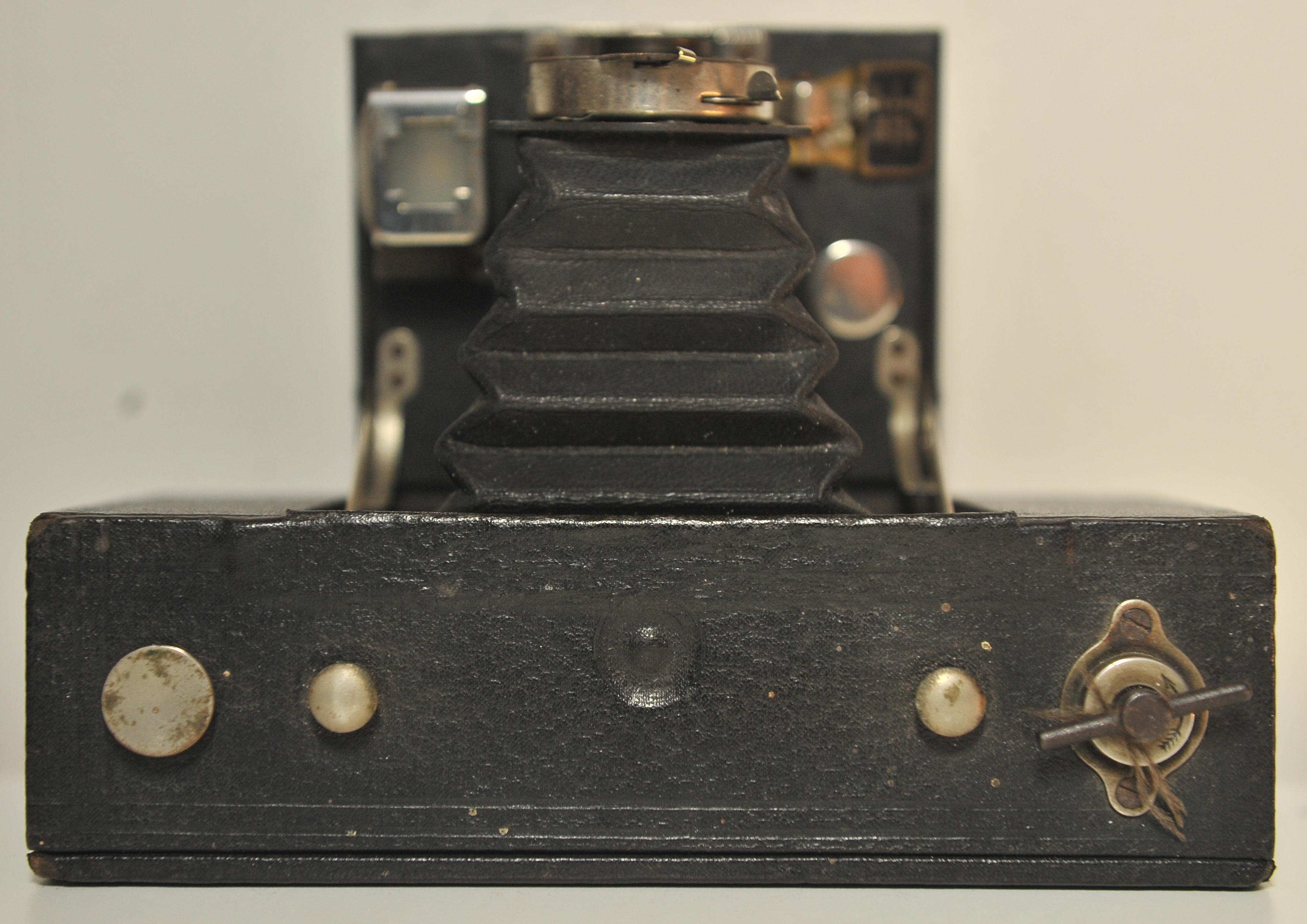 Kodak No 2 Klappbare Tasche Braunie Modell B 120 Roll Film Kamera USA 1909 (20. Jahrhundert) im Angebot