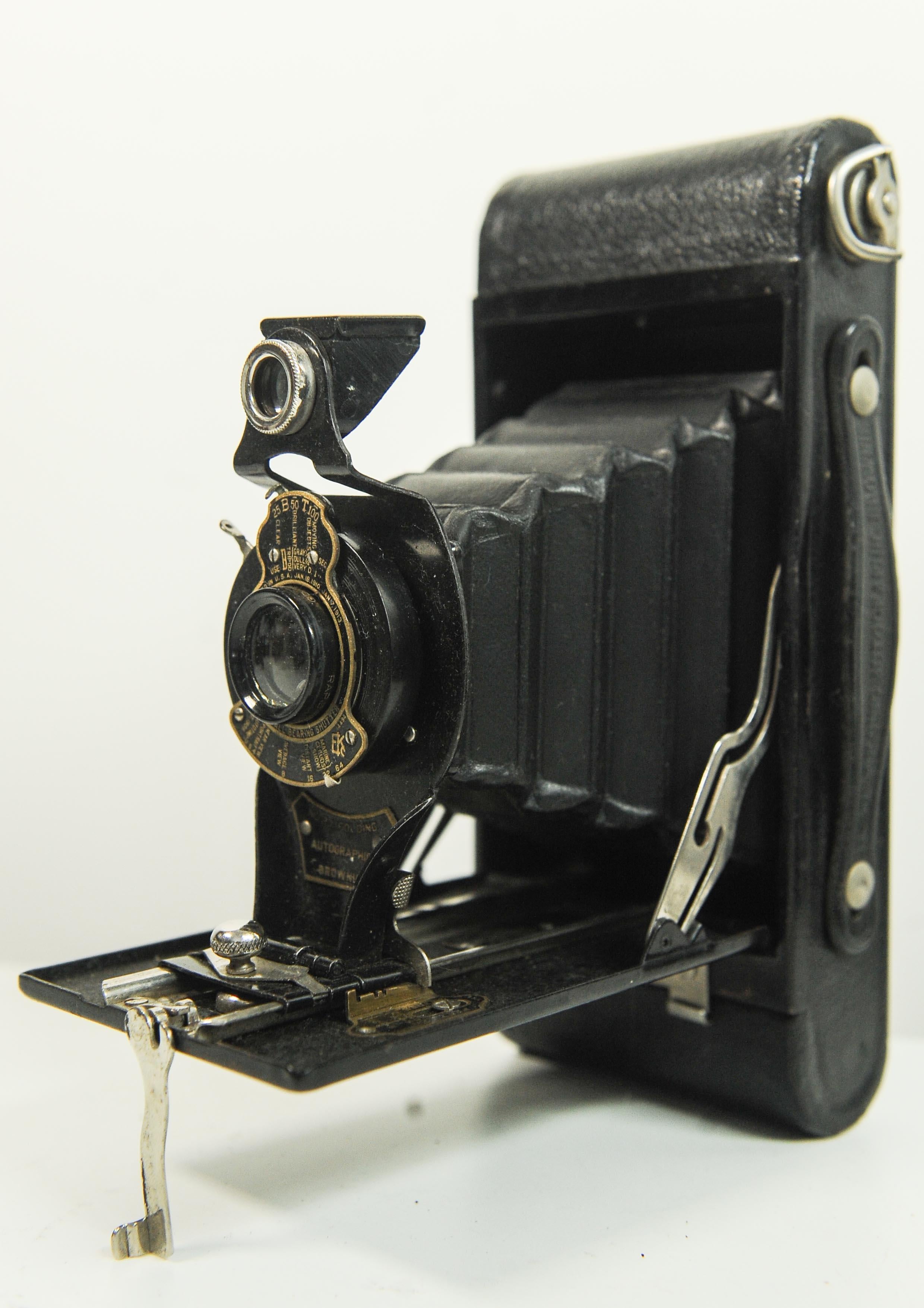 Kodak Nr. 2A Folding Autographic Brownie Folding Roll Film Kamera (Art déco) im Angebot