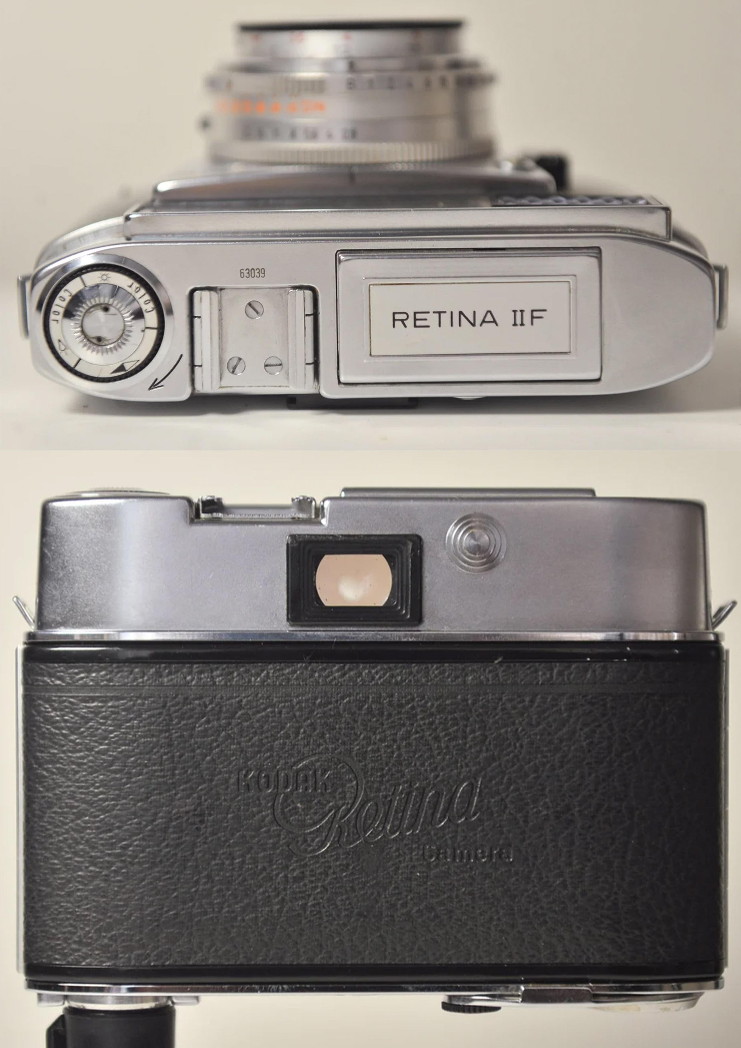 Mid-20th Century Kodak Retina IIF 35mm Film Rangefinder Camera Schneider-Kreuznach Lens 1960's
