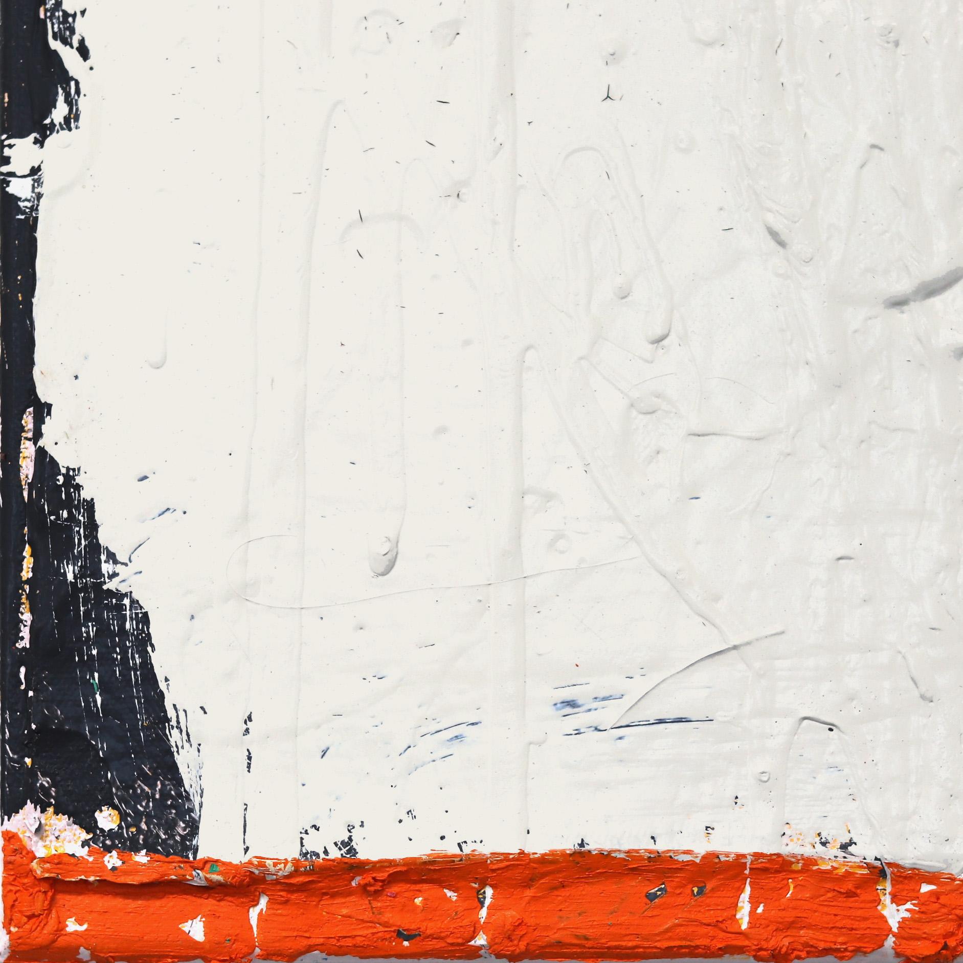 Untitled Off-White 2  - Œuvre d'art abstraite et minimaliste texturée sur toile en vente 2