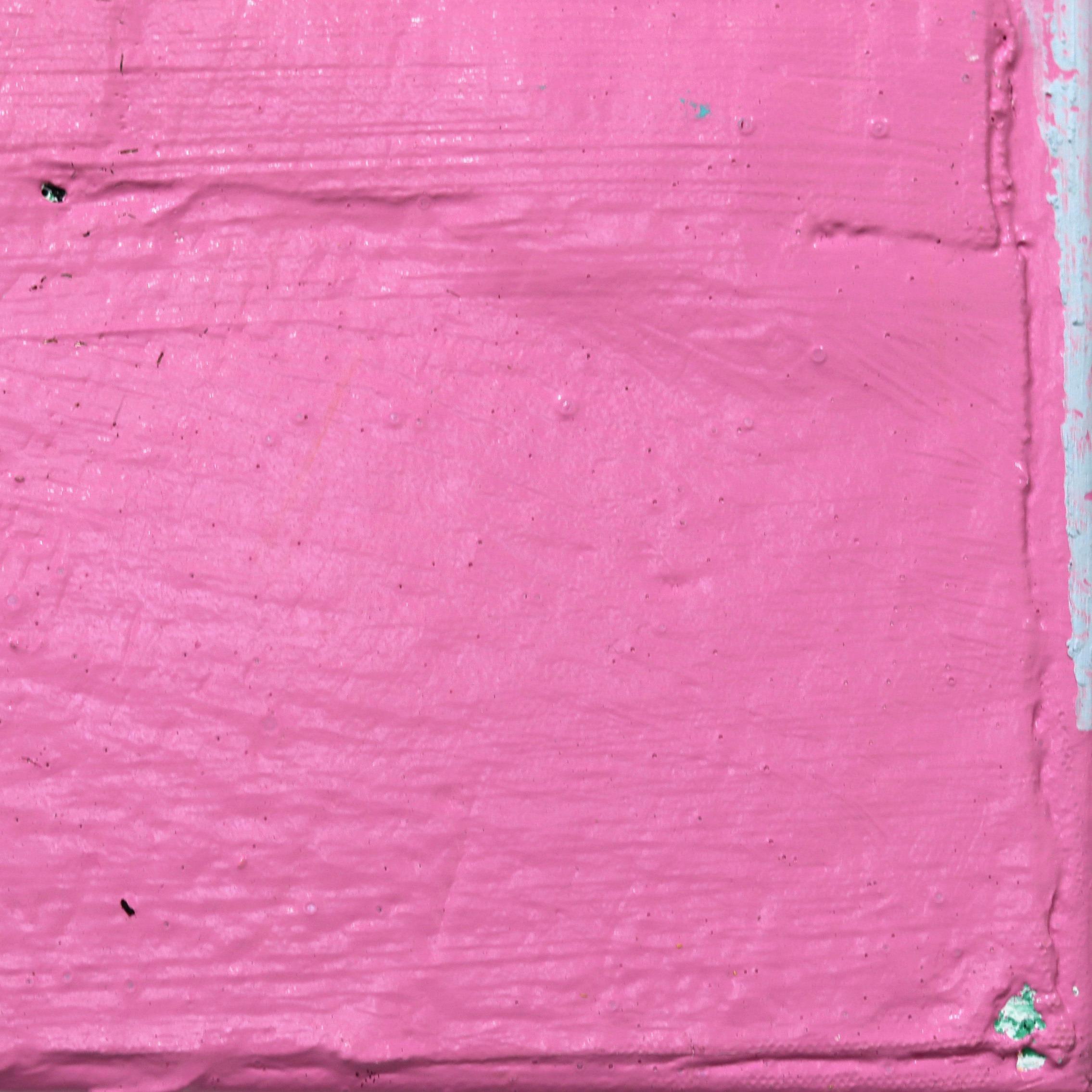 Untitled Pink 2  - Textural Abstract Minimalist Artwork on Canvas For Sale 4