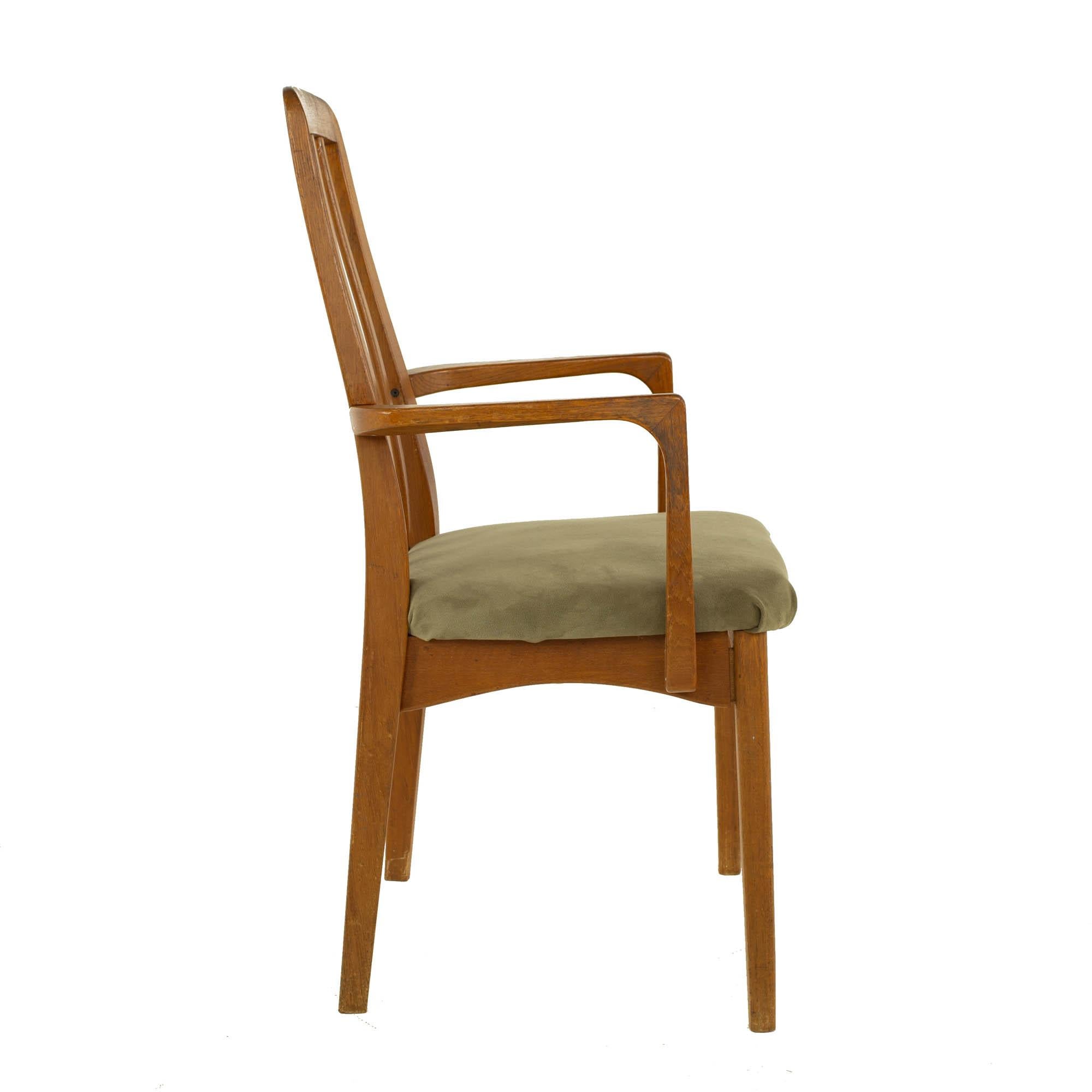 Koefeds Hornslet Eva Style Mid Century Teak Dining Chairs, Set of 6 7