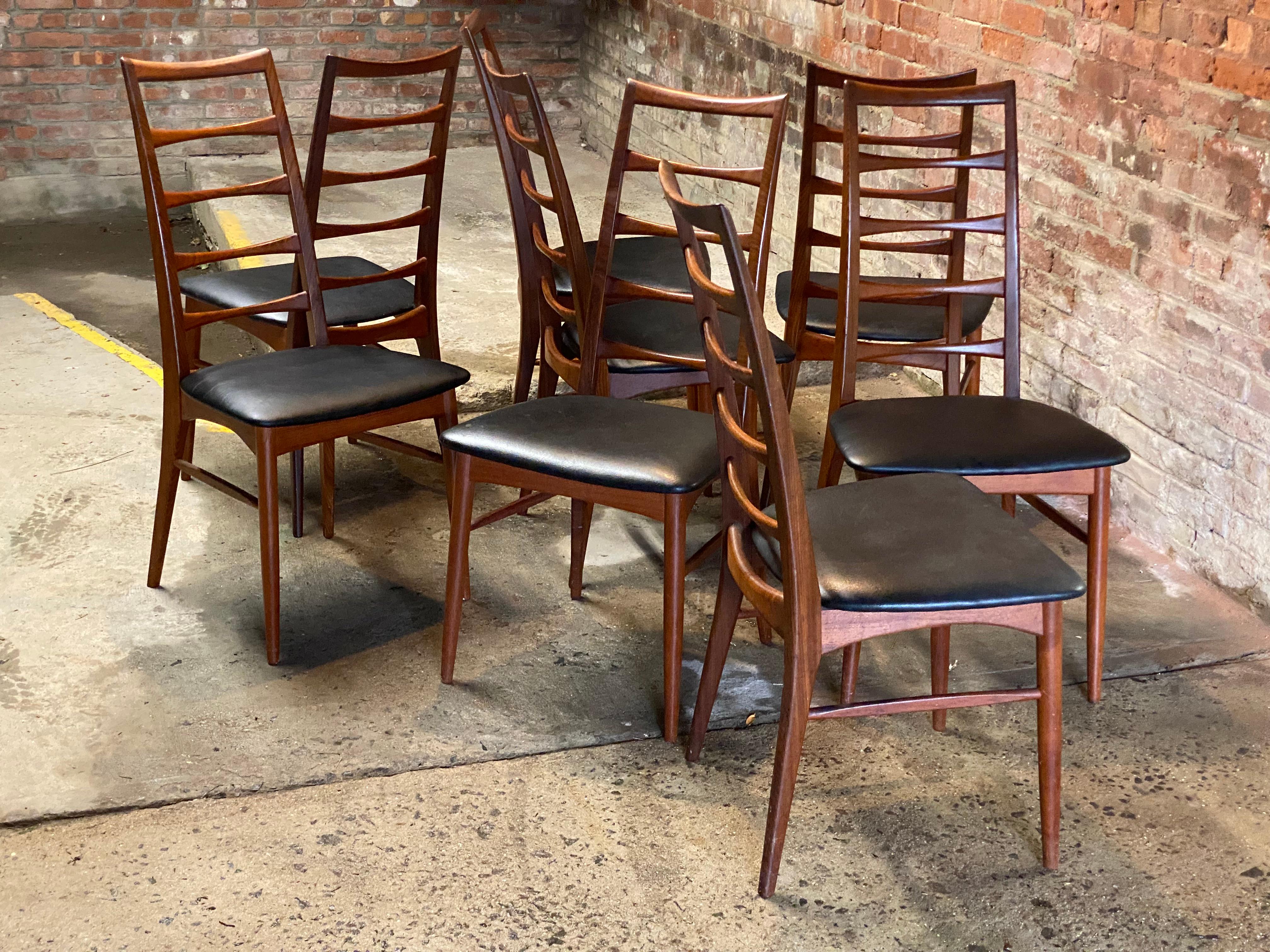 Koefoed Hornslet Lis Chairs and Teak Dining Table 6
