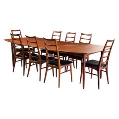Sedie Koefoeds Hornslet Lis e tavolo da pranzo in teak