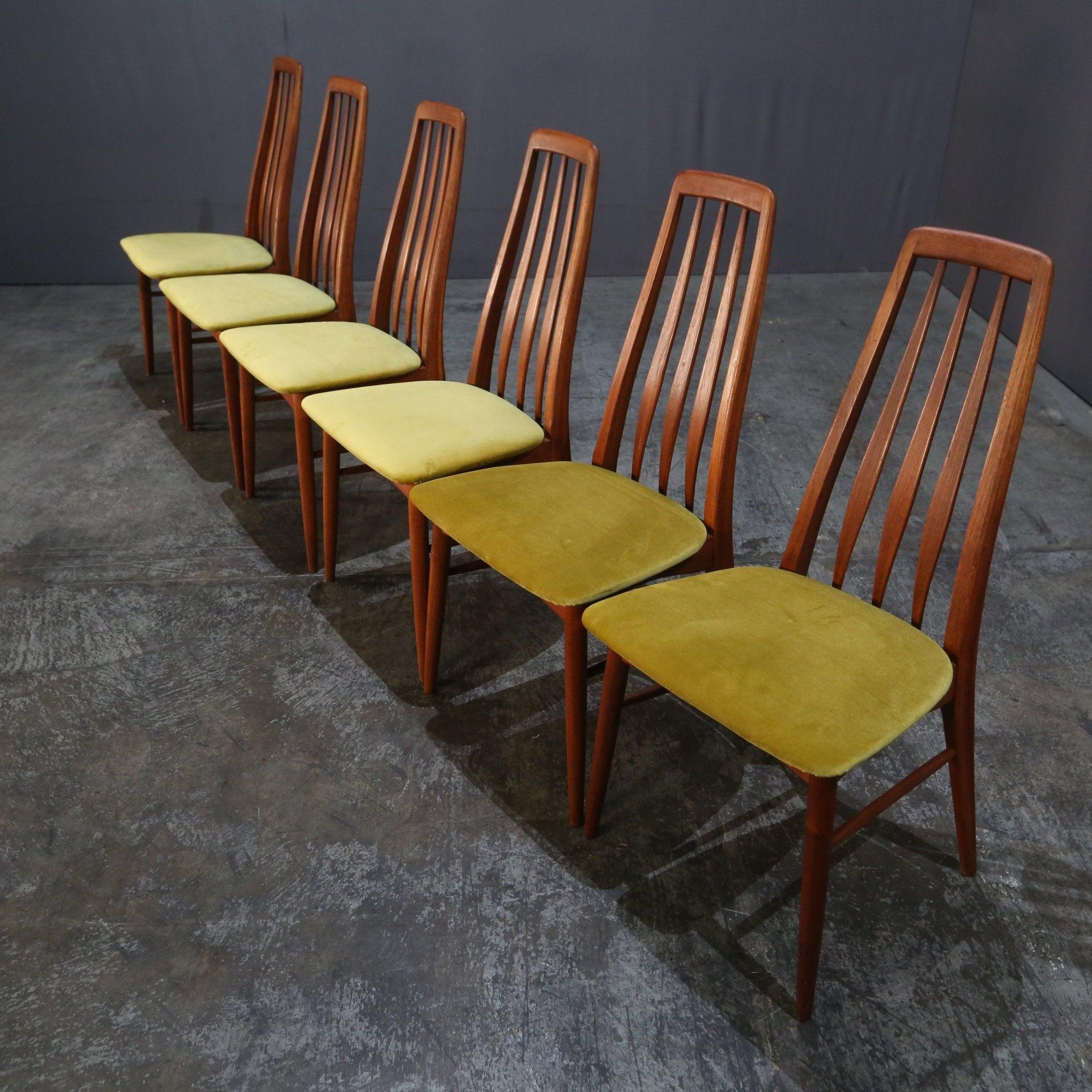 Mid-Century Modern Koefoeds Hornslet Eva Dining Chair by Niels Koefoed