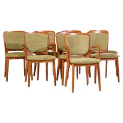 Koefoeds Hornslet Mid Century Danish Teak Dining Chairs - Set of 8