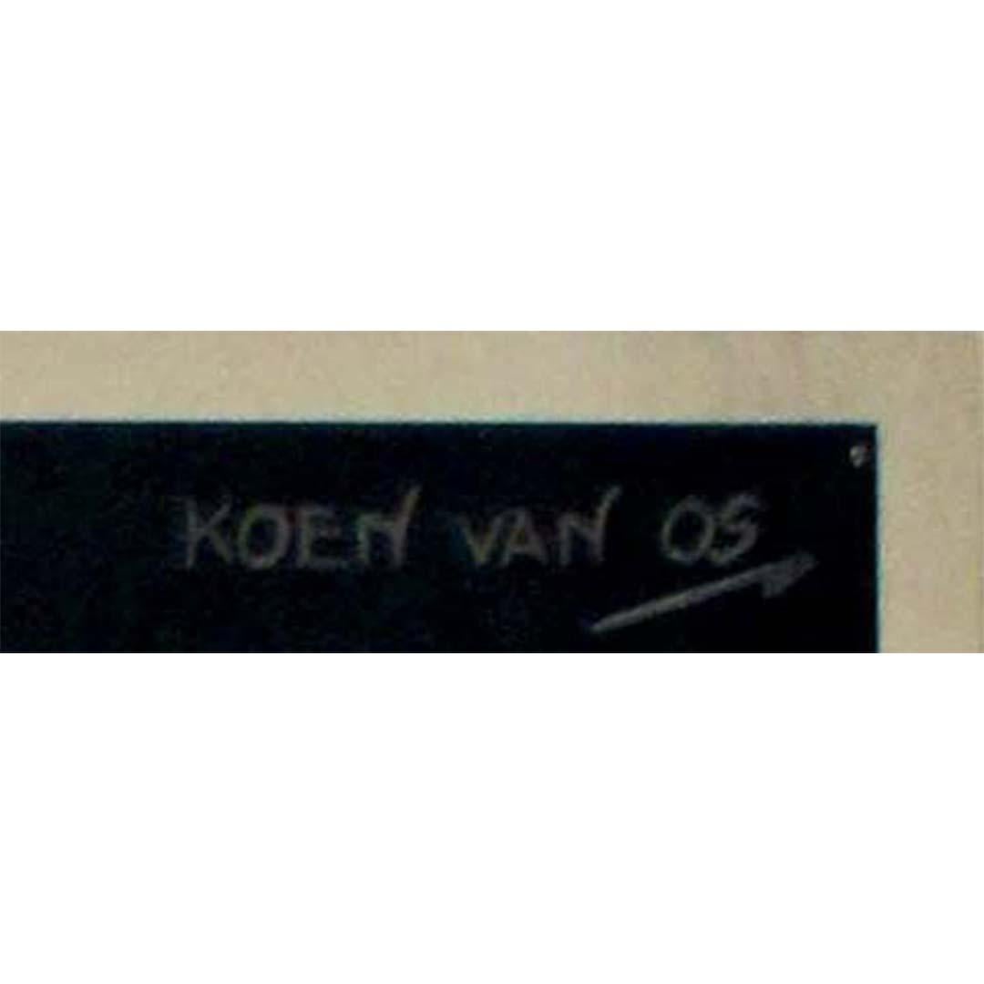 Circa 1950 original poster for Amsterdam by Koen van Os For Sale 2