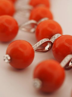 KOENIG Coral Double Row Necklace