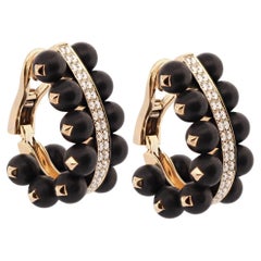 KOENIG Ebony Earclips