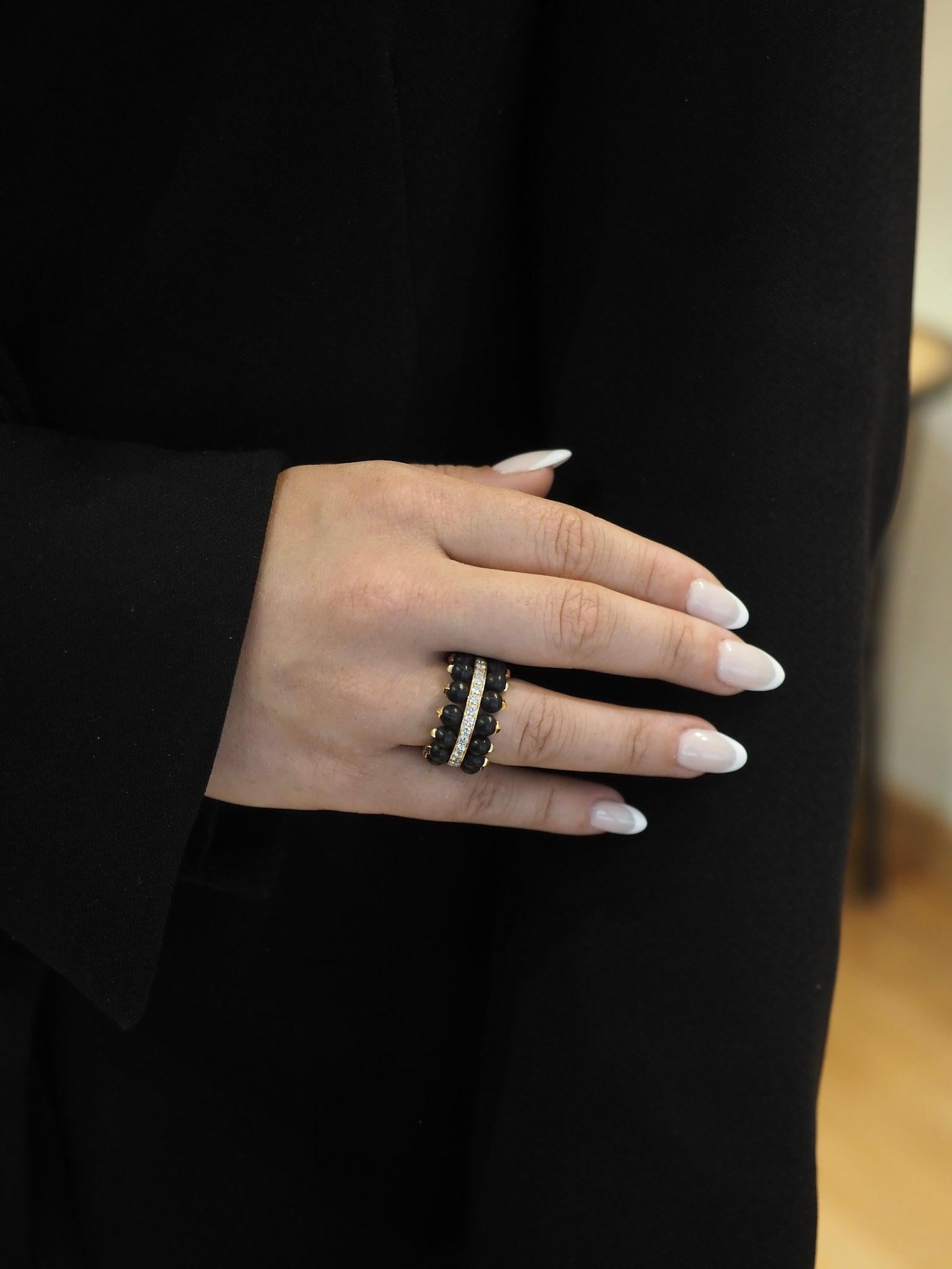 Women's KOENIG Ebony Ring For Sale