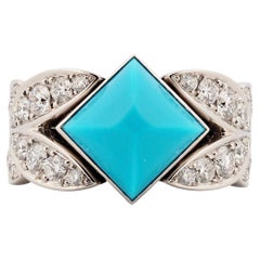 KOENIG Turquoise Pyramid Ring